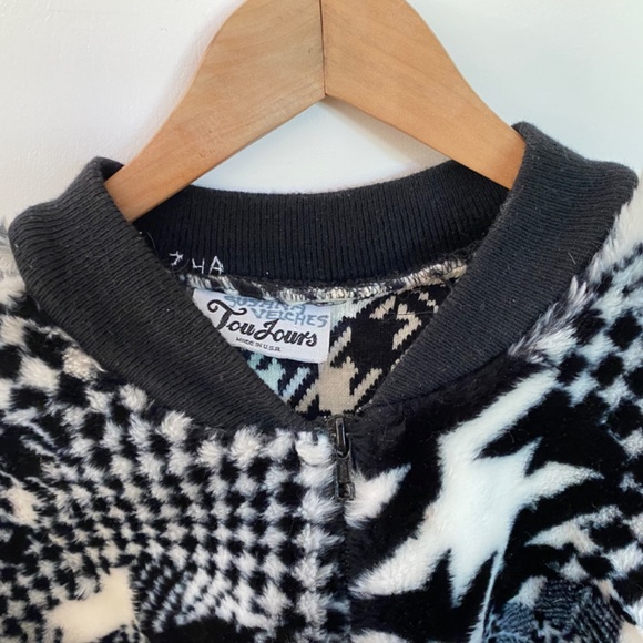 Vintage faux-fur Bomber - Picture 4 of 5